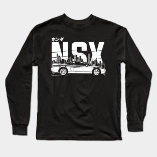 NSX NA1 White Print Long Sleeve T-Shirt